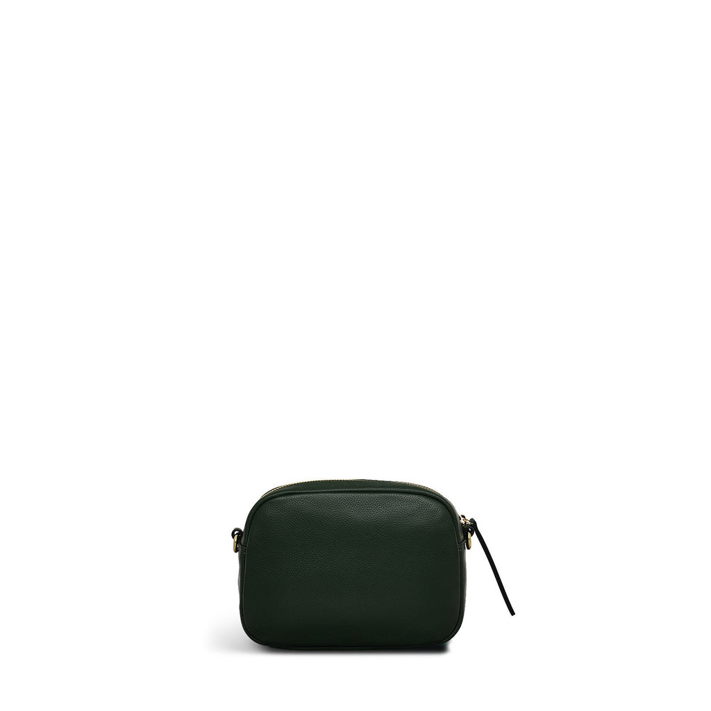 Gordon Road Leather Small Ziptop Crossbody Bag in Dragon - 110045