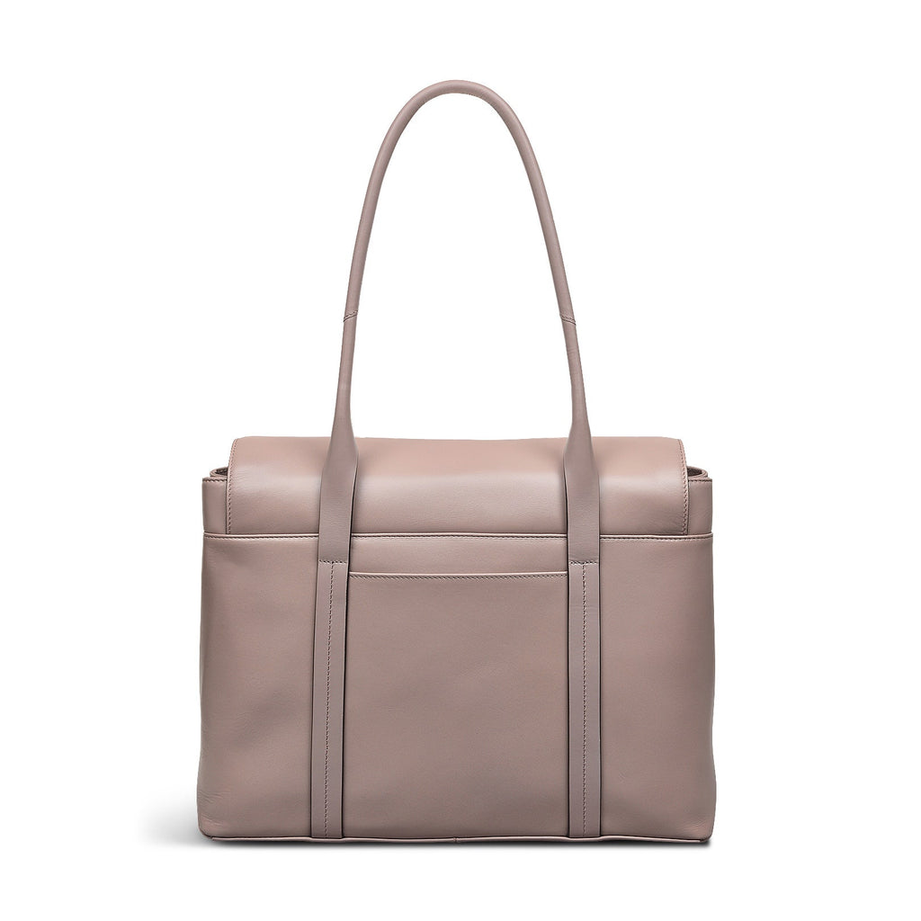 DORSET STREET LARGE FLAPOVER SHOULDER ESPRESSO