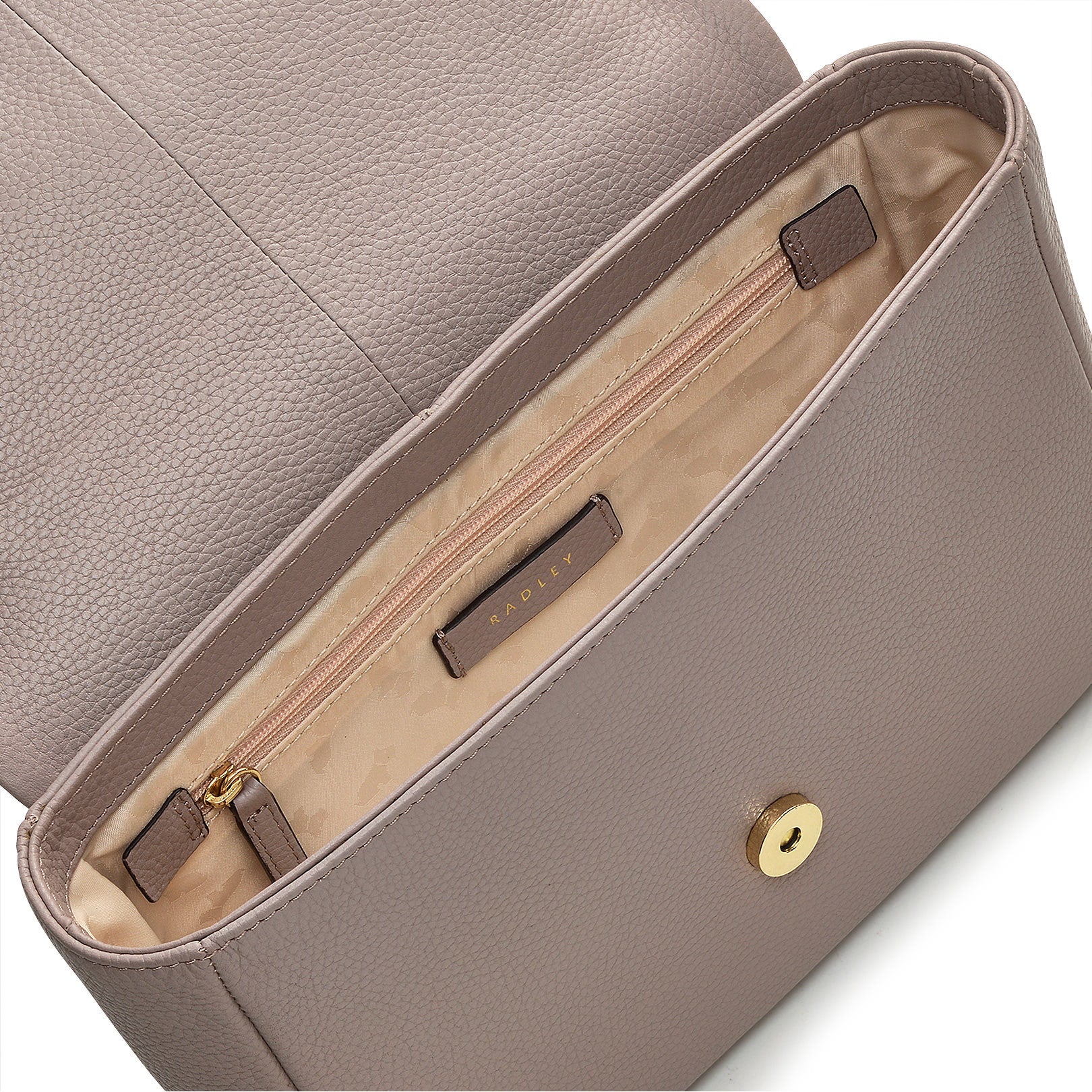 Sycamore Grove Leather Small Flapover Crossbody Bag in Espresso - 110067