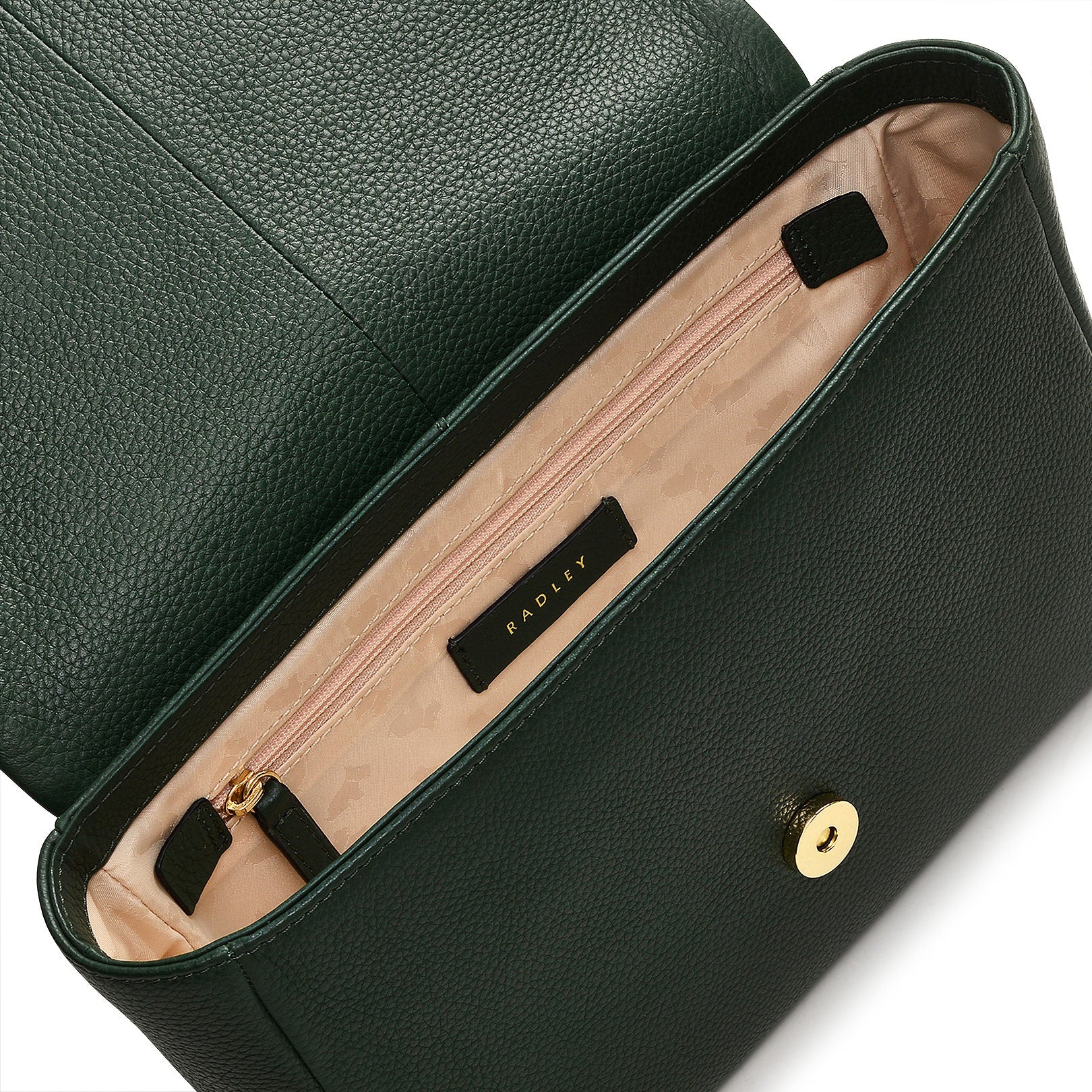 Sycamore Grove Leather Small Flapover Crossbody Bag in Dragon - 110068