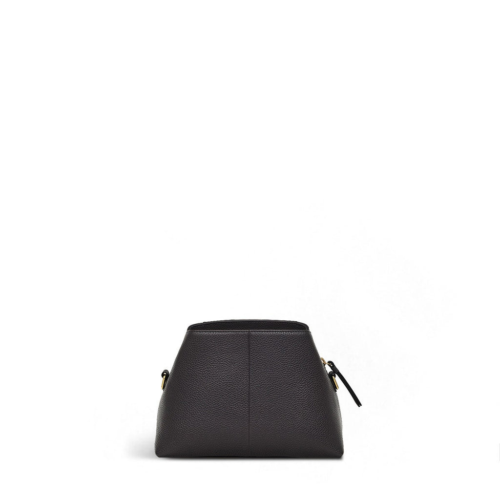 Piccardy Hill 2.0 Leather Small Ziptop Crossbody Bag in Thunder - 110074