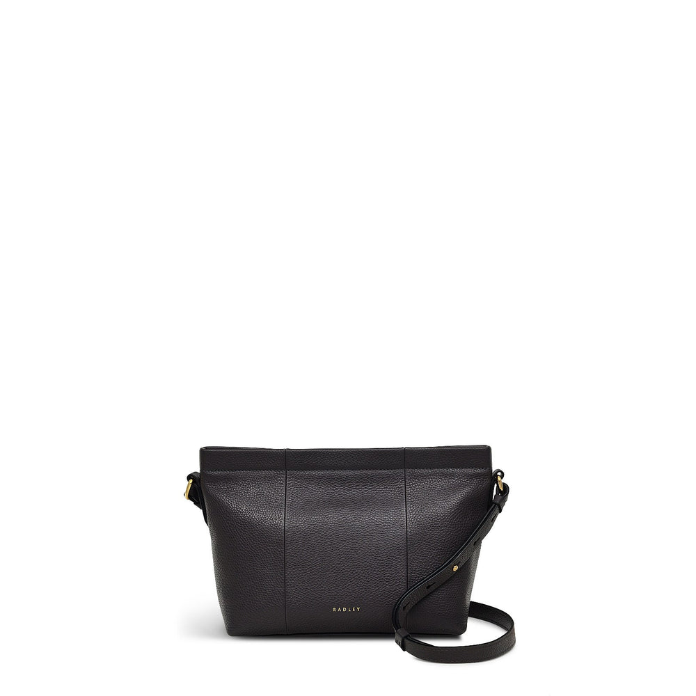 Furze Lane 2.0 Leather Medium Ziptop Crossbody Bag in Thunder - 110086