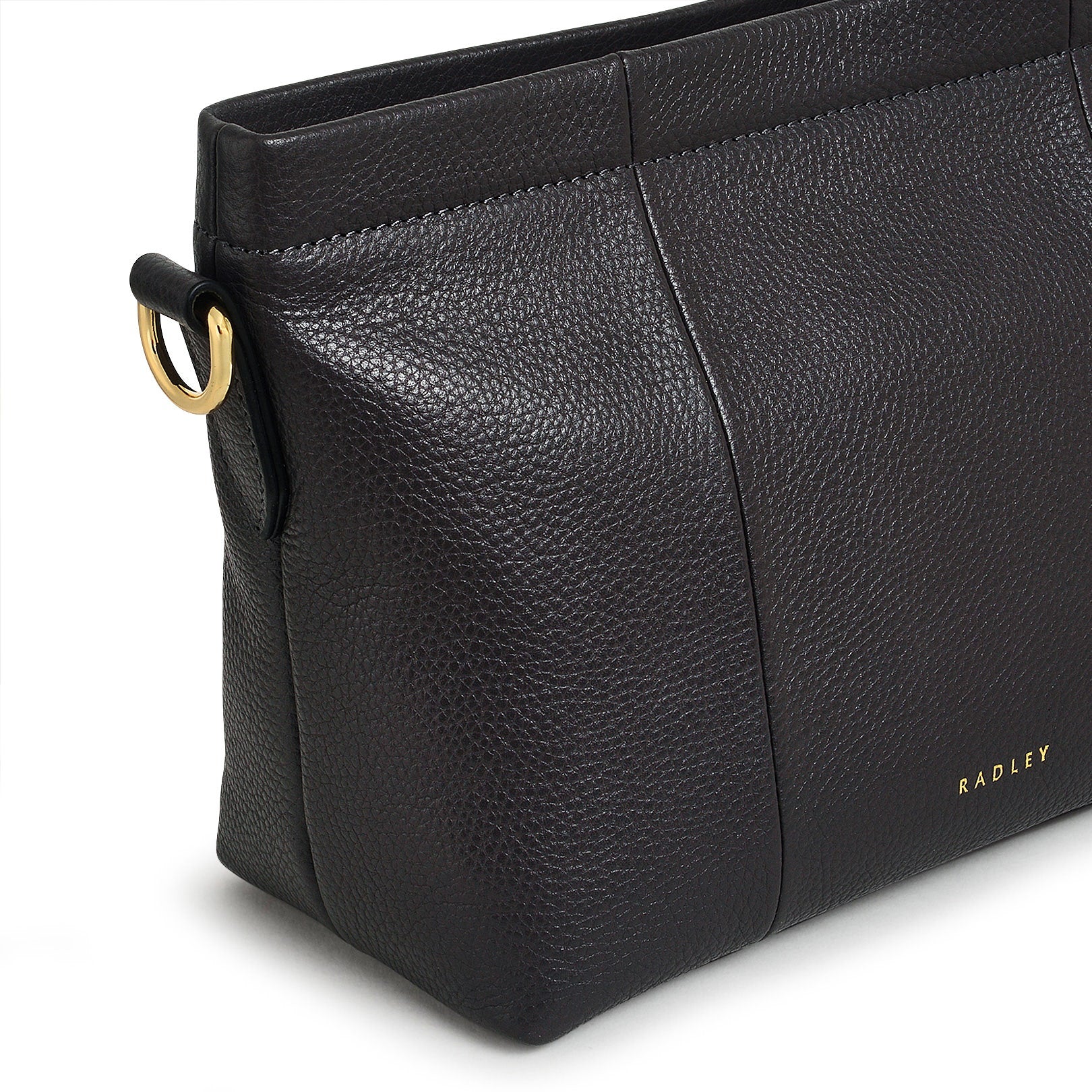 Furze Lane 2.0 Leather Medium Ziptop Crossbody Bag in Thunder - 110086