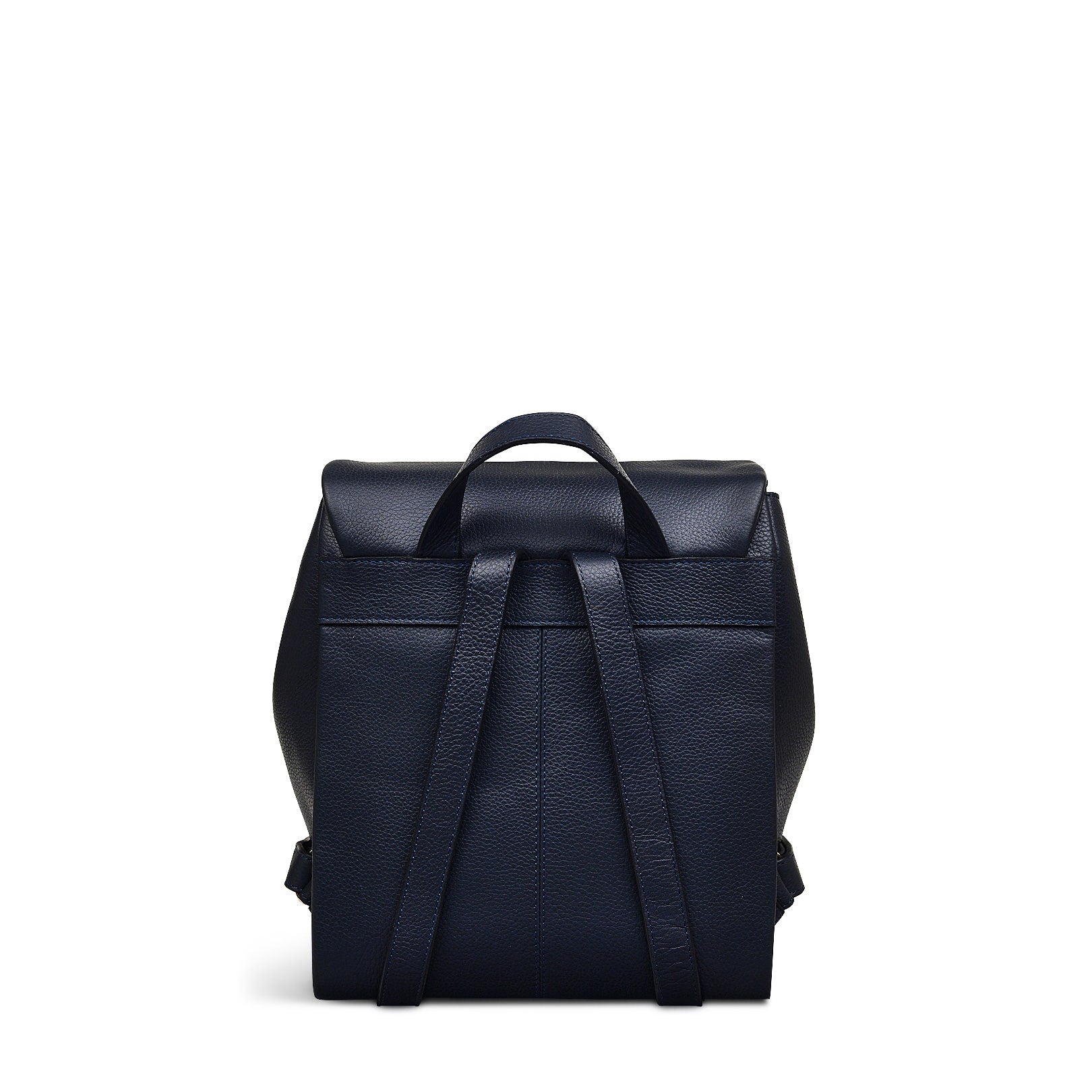 Southwark Road Leather Small Flapover Backpack in Ink - 110090