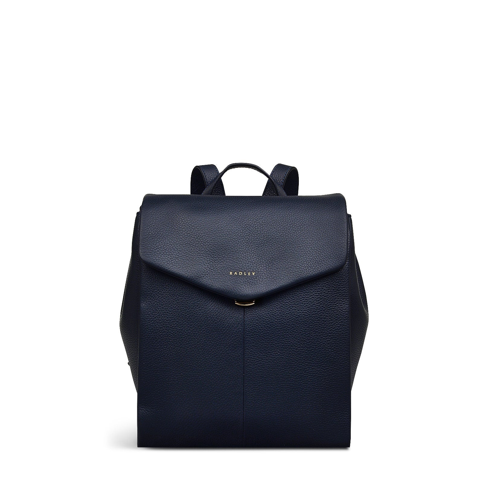 Southwark Road Leather Small Flapover Backpack in Ink - 110090