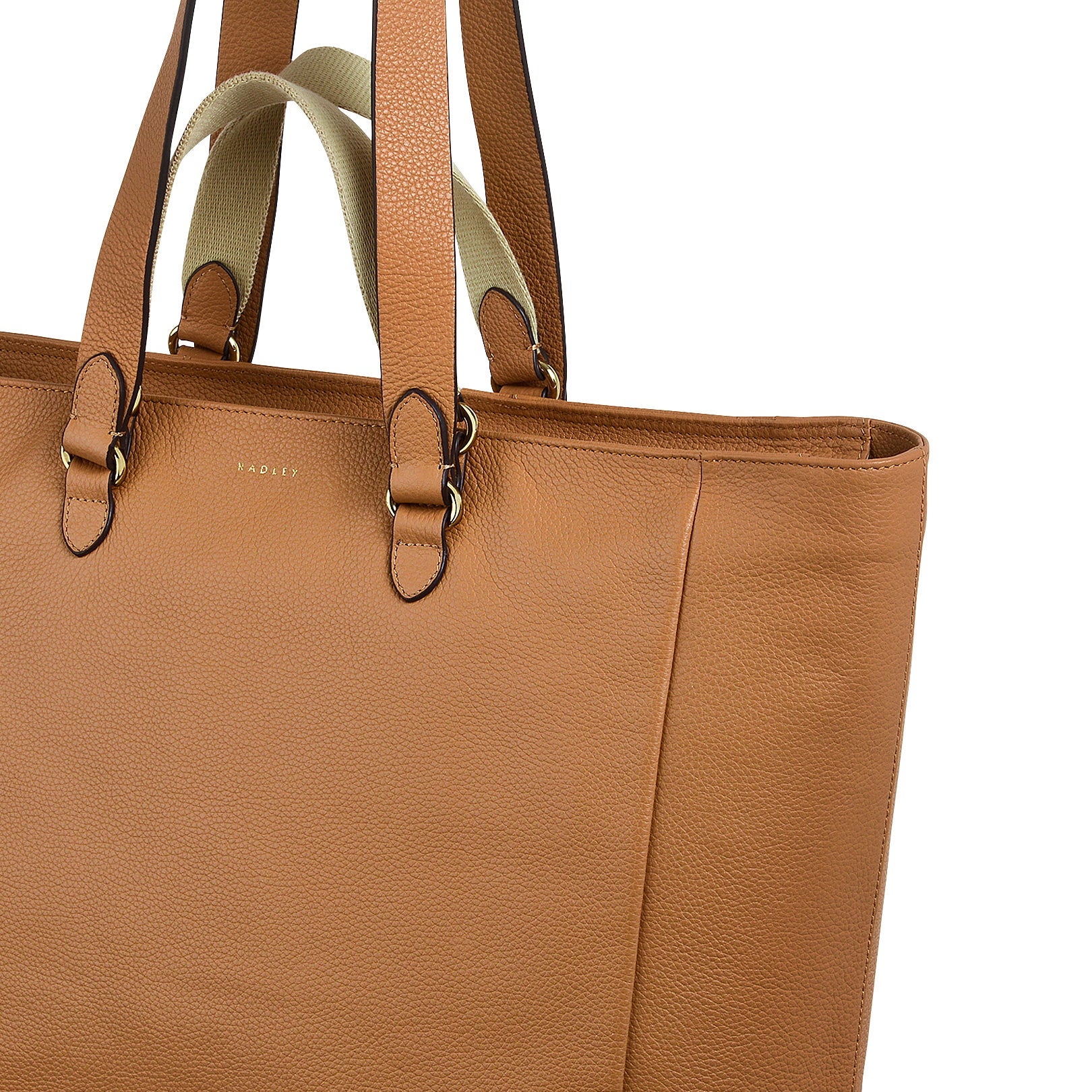 Dark Butter Large Ziptop Tote | Greenhill Lane AW24 | Radley London