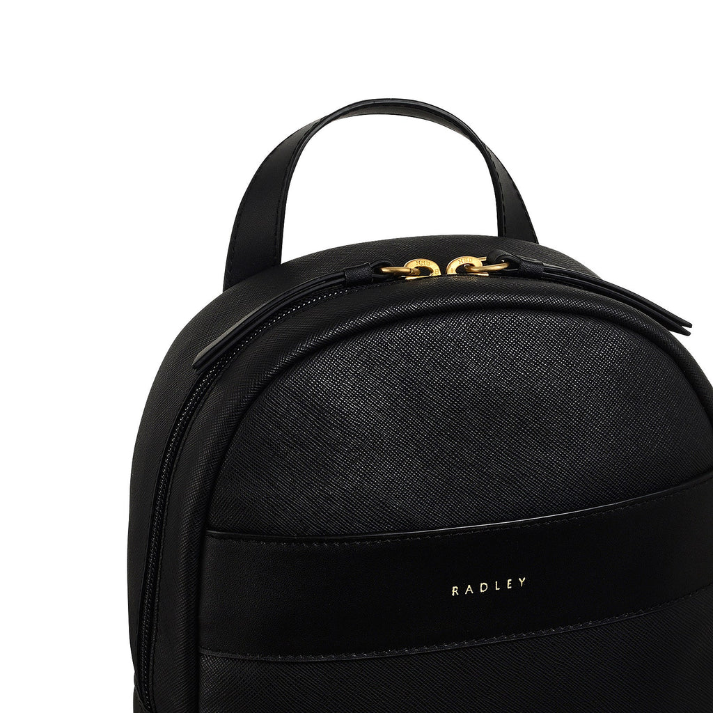 Suffolk Road Small Zip Around Backpack in Black - 110111