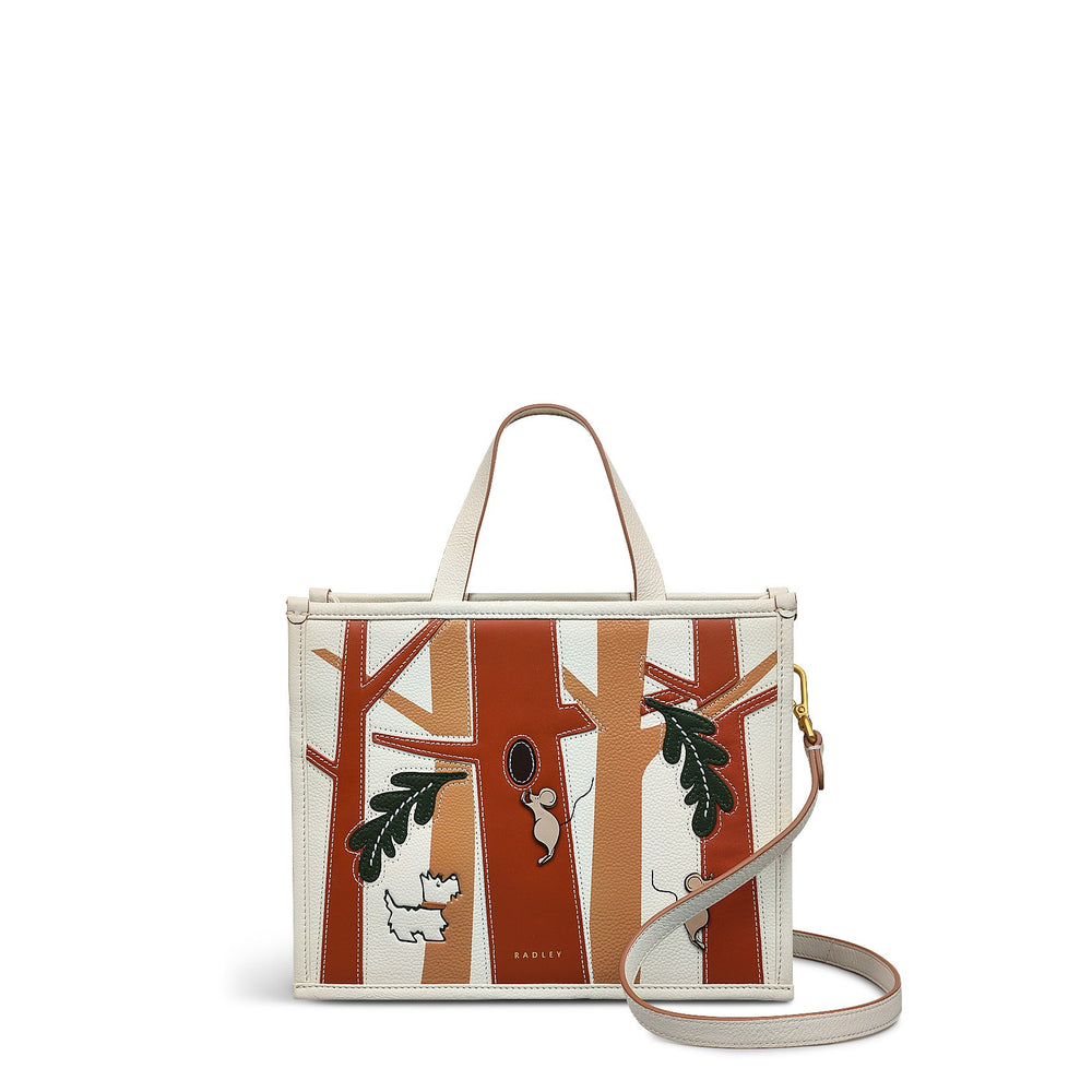 Autumn Editions Medium Open Top Grab Bag in Chalk - 110122