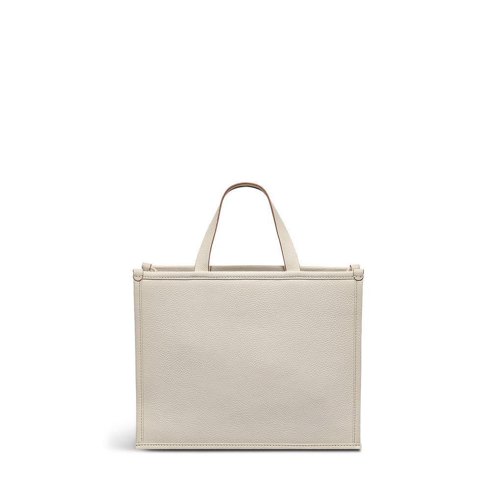 Autumn Editions Medium Open Top Grab Bag in Chalk - 110122