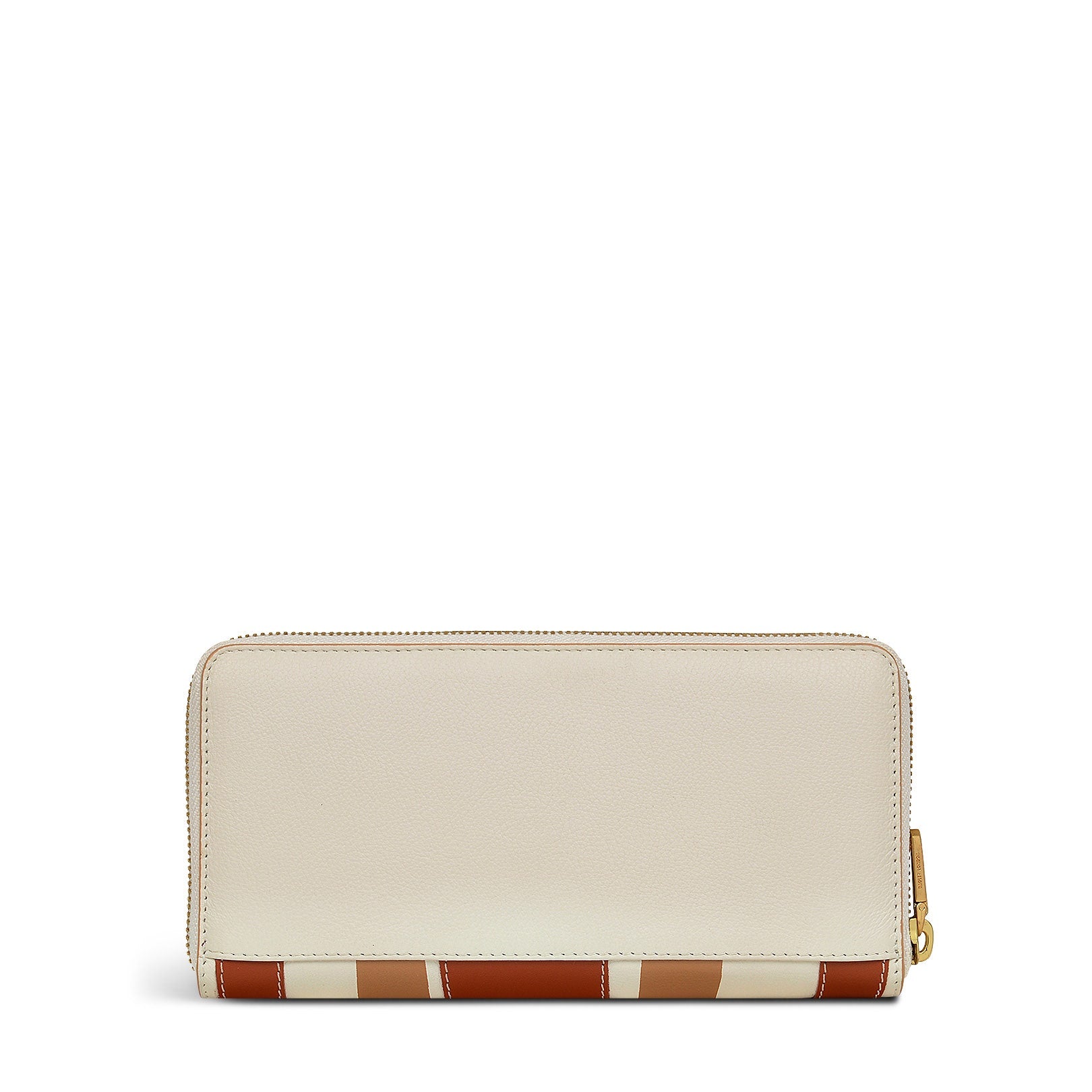 Autumn Editions Large Zip Around Wallet in Chalk - 110126