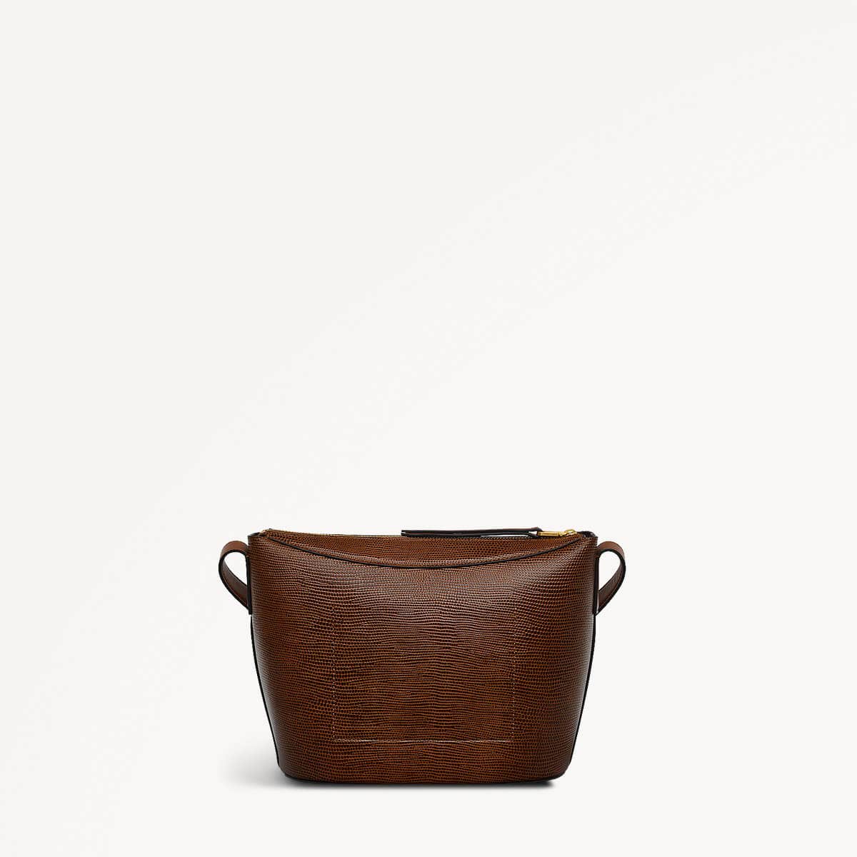 Saddle Brown Crossbody Bag | The Kensal Faux Lizard SS25 | Radley