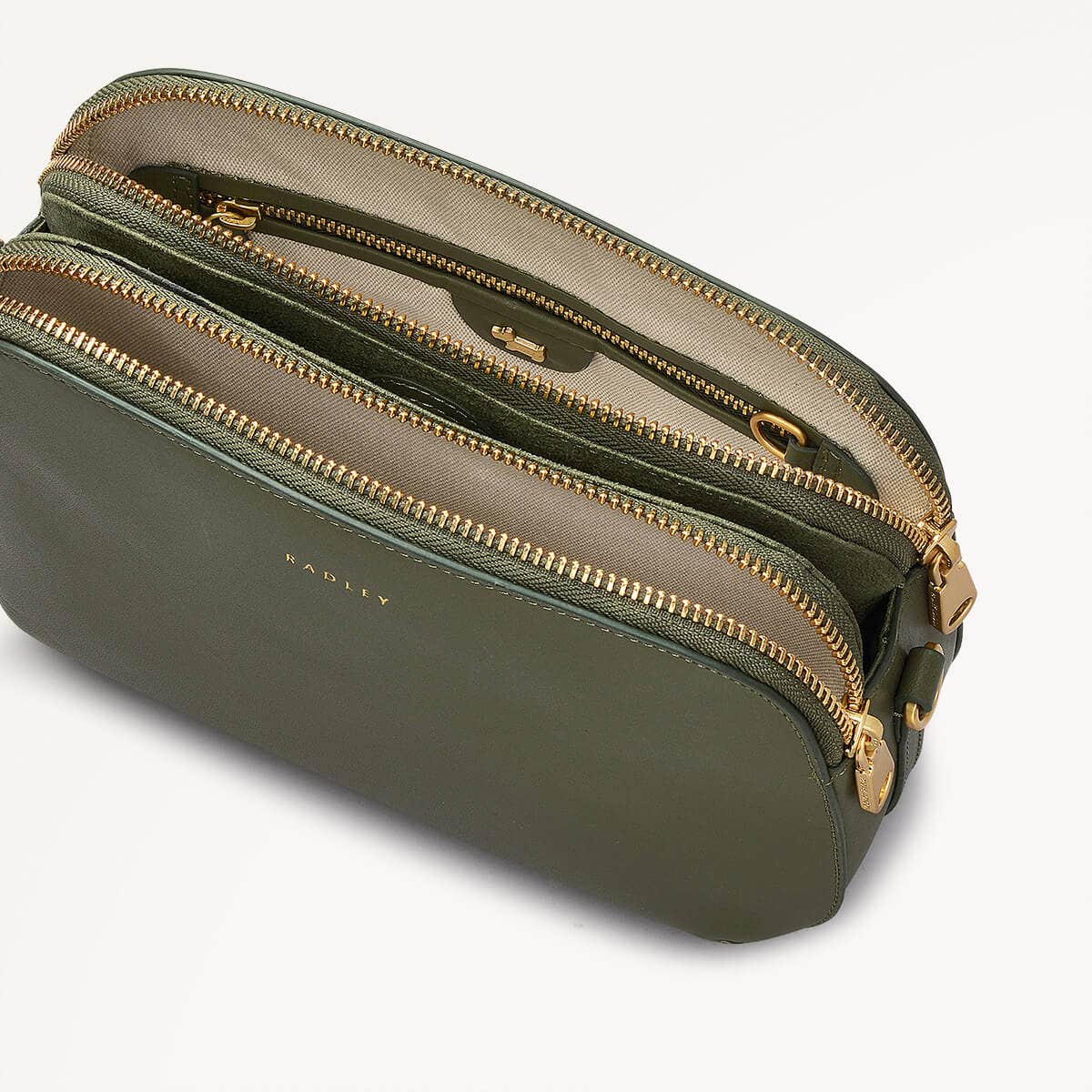 Dark Olive Green Crossbody Bag | Dukes Place Collection SS25 |Radley