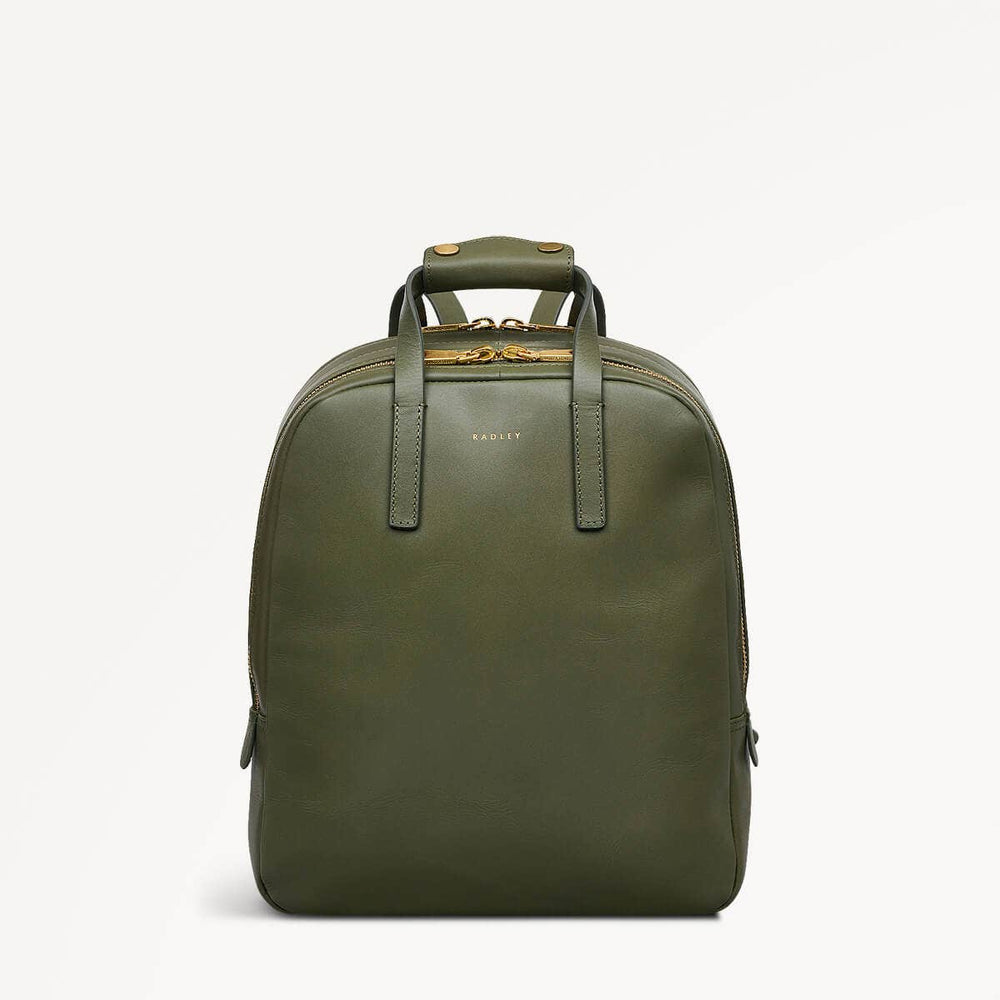 Dark Olive Green Backpack | Dukes Place Collection SS25