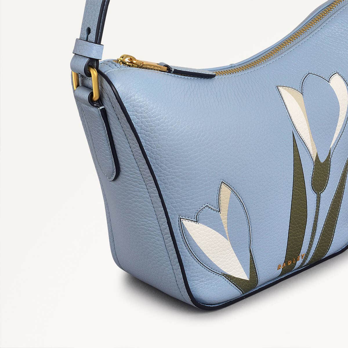 Small Smoke Blue Cross Body Bag | Oak Street Snowdrops SS25 | Radley