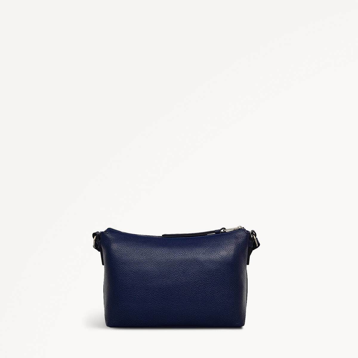 Bella Radley Leather Small Ziptop Crossbody Bag in Evenfall - 110212