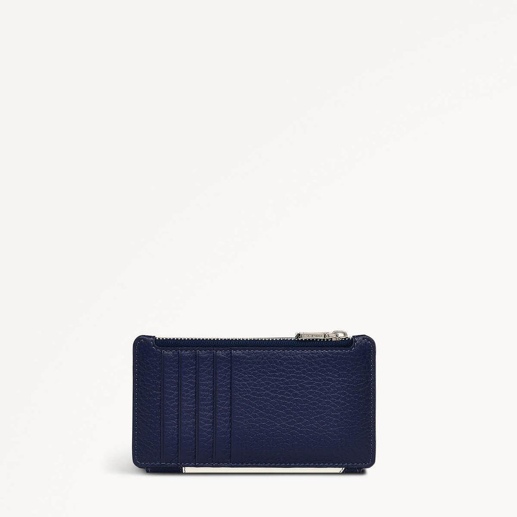 Mountain Wanderers Leather Medium Ziptop Wallet in Evenfall - 110222