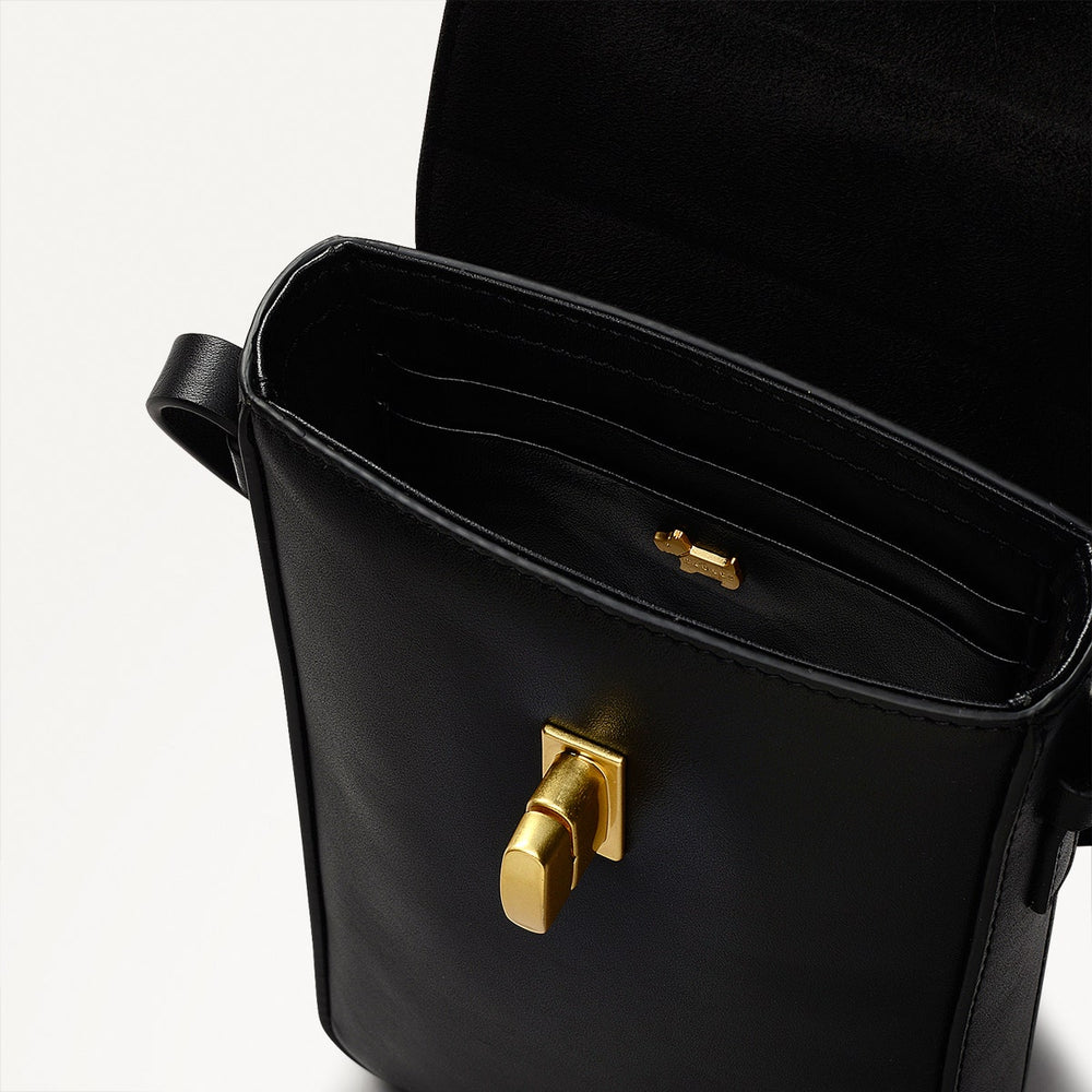 Threadneedle Street Medium Phone Cross Body Black - 110225