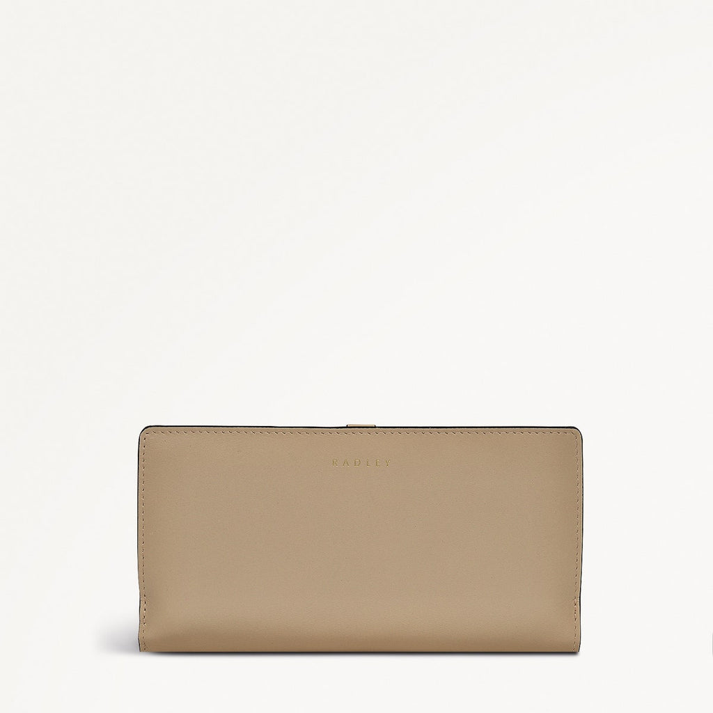 Newick Road Leather Large Bifold Wallet in Stone - 110226