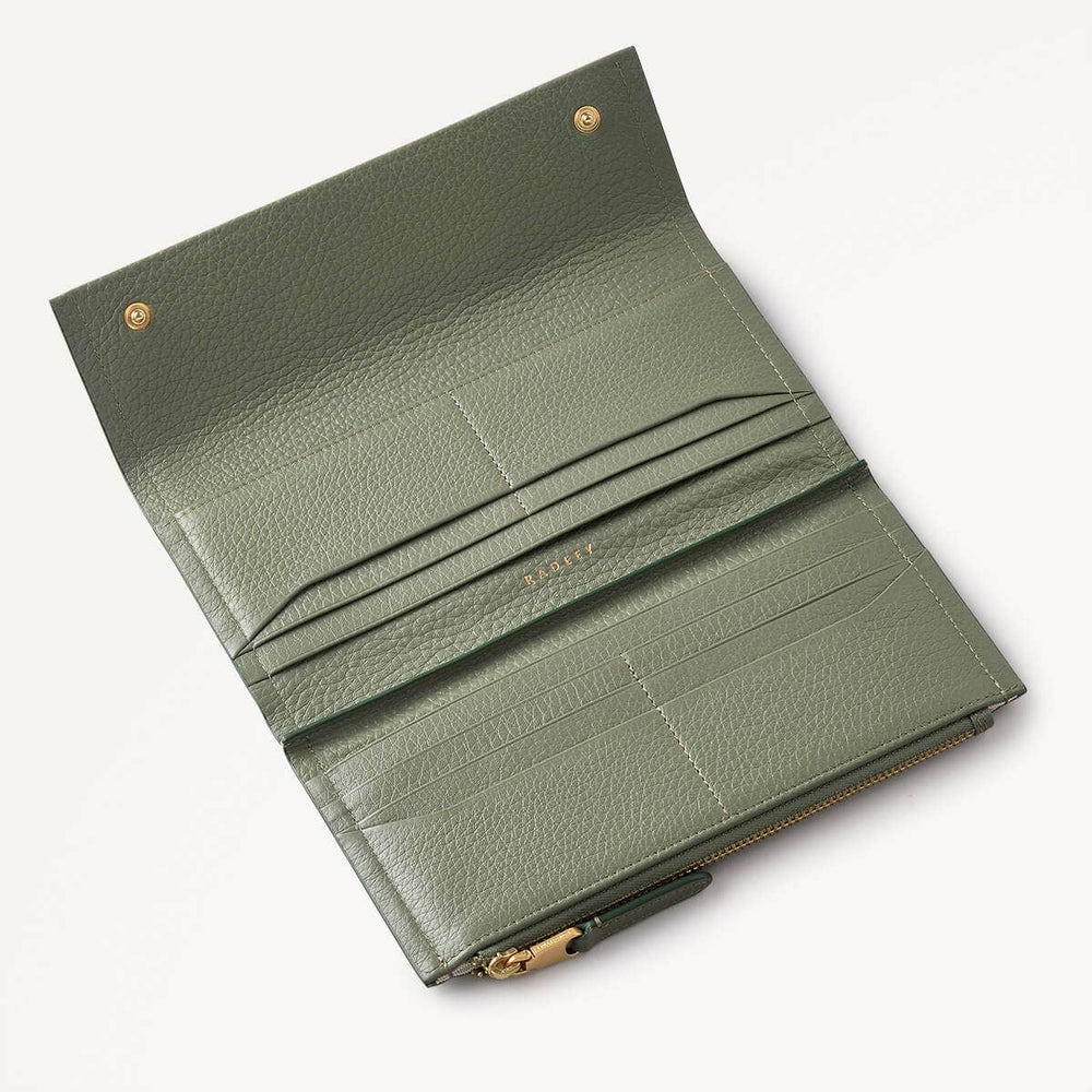 THE CHANCERY LARGE FLAPOVER Wallet DARK OLIVE