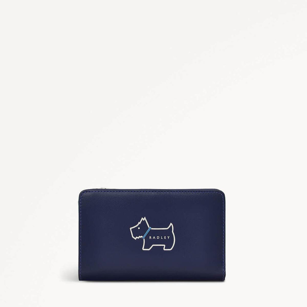 Heritage Dog Outline Medium Bifold Wallet - RSC13901