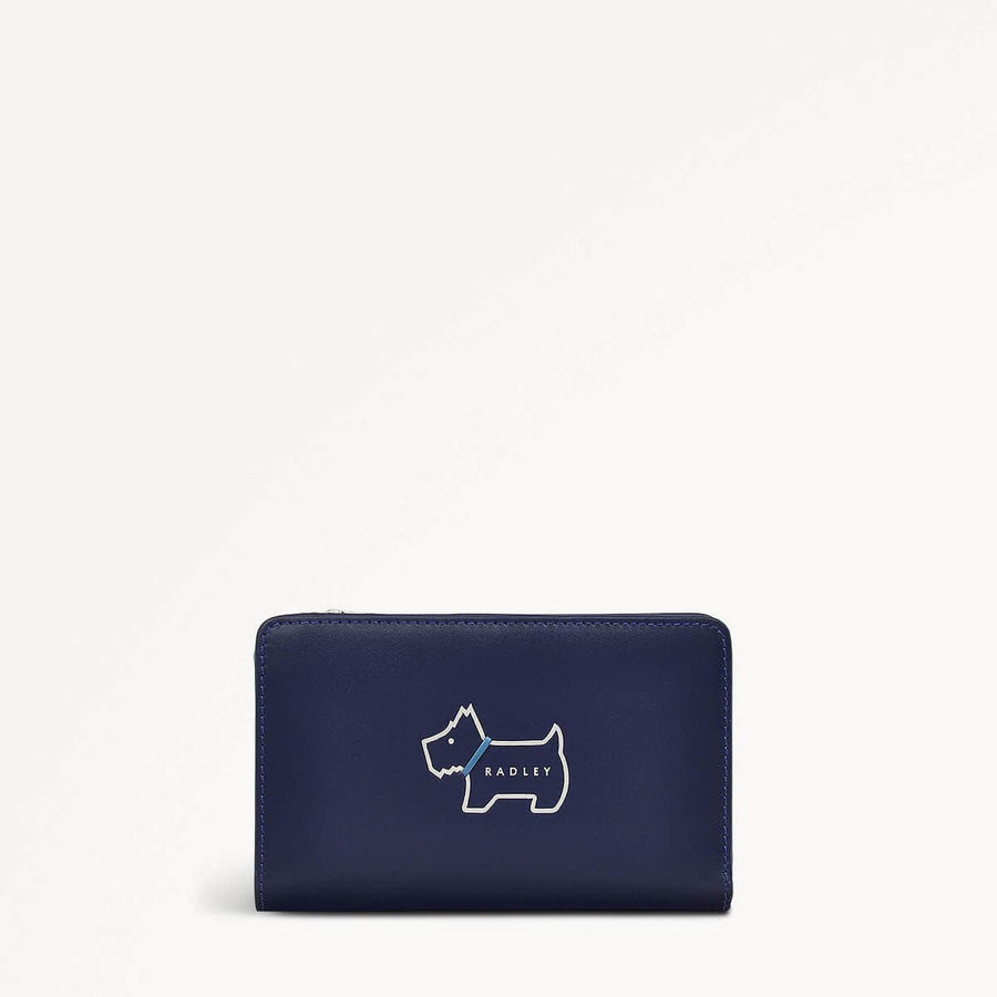 Heritage Dog Outline Medium Bifold Wallet - RSC13901