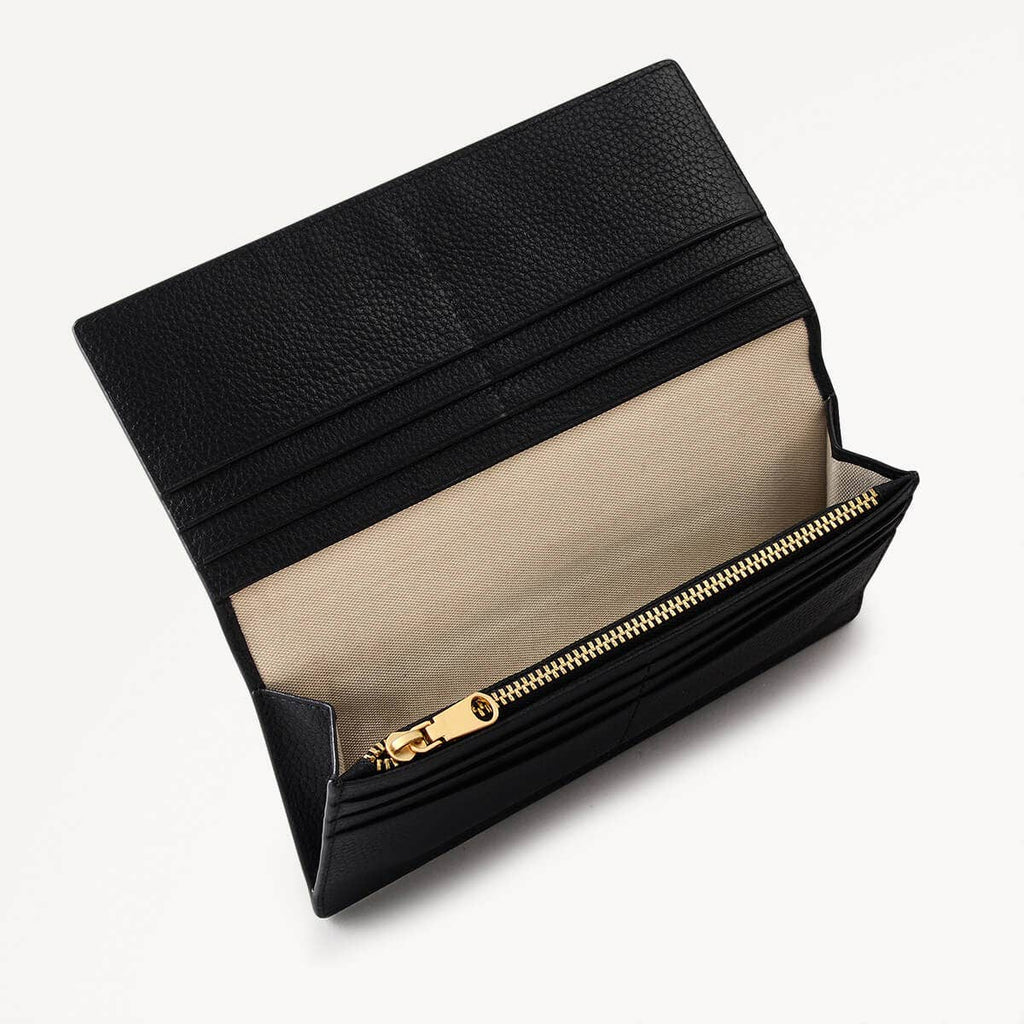 The Rathbone Leather Large Bifold Wallet in Black - 110247