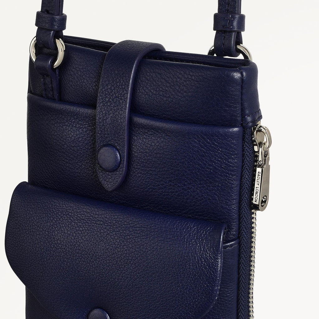 Mallow Street Leather Medium Phone Crossbody in Evenfall - 110253
