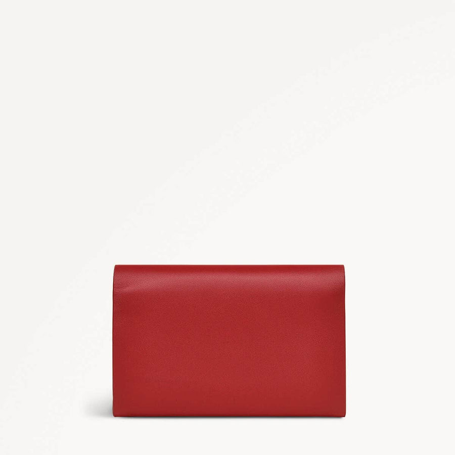 Lunar New Year Ss25 Medium Flapover Wallet Crimson - 110279