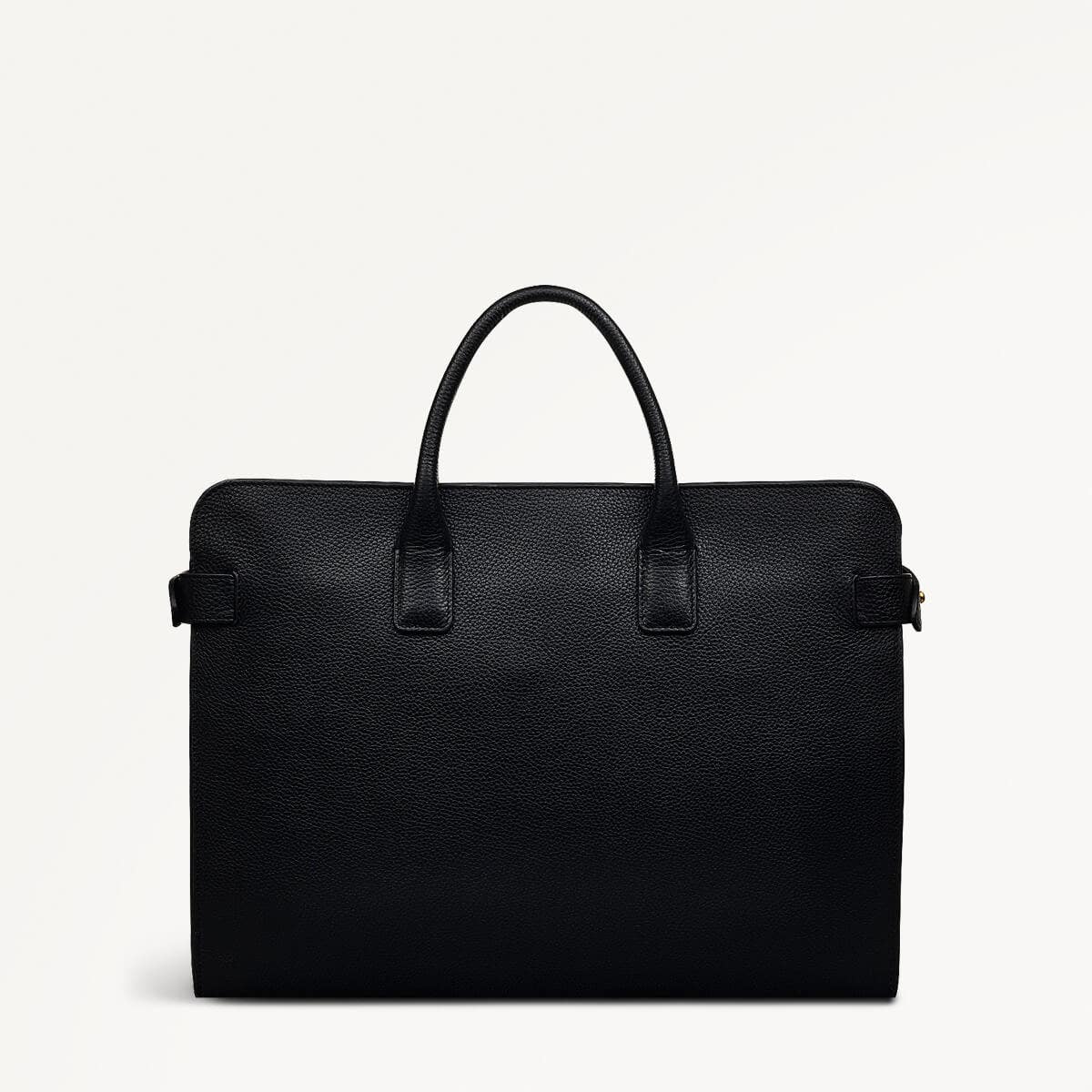 The Rathbone Leather Large Laptop Satchel Bag in Black - 110290