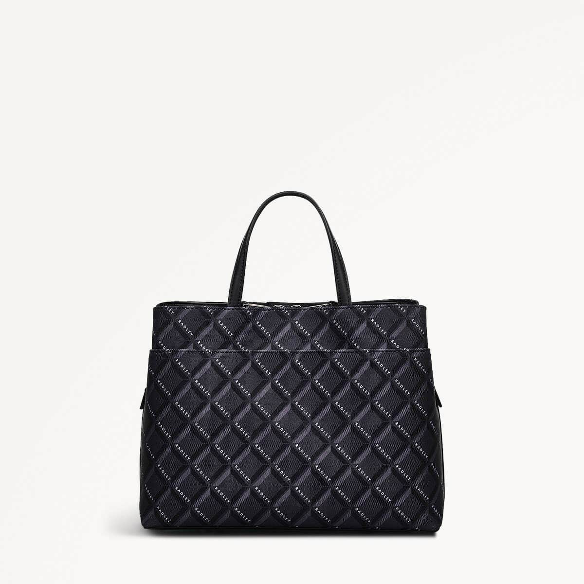 バッグ RADLEY LONDON Southwood Lane Radley London Southwood Lane Large Tote Bag Dark Blue 9.5”W