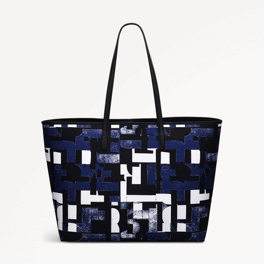 Southwell Gardens Fabric Open Top Tote Bag in Evenfall - 110298