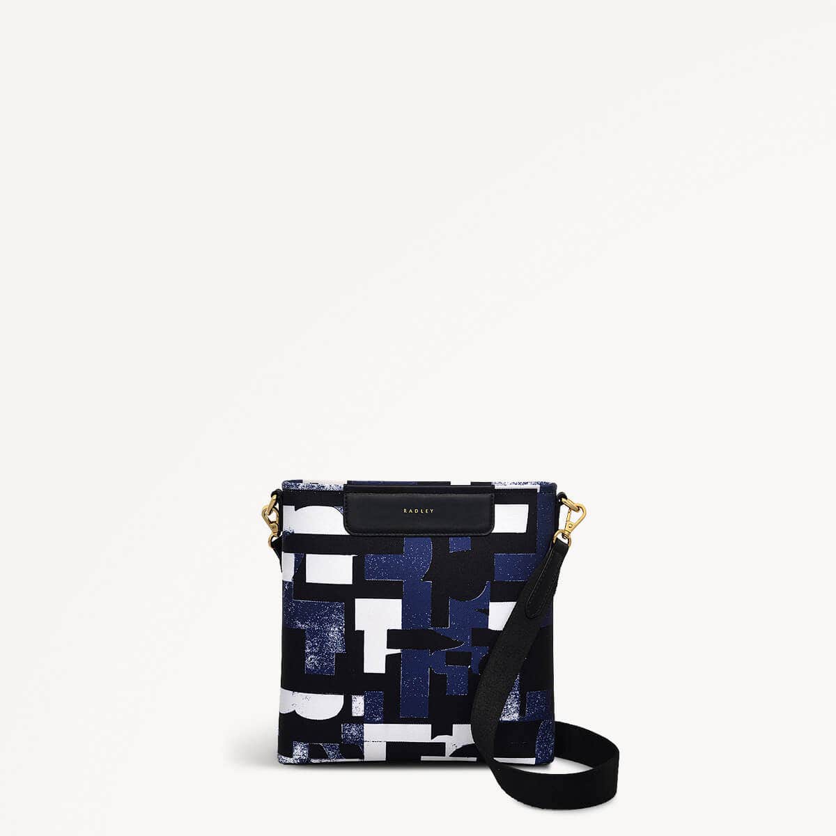 Southwell Gardens Fabric Small Ziptop Crossbody Bag in Evenfall - 110301