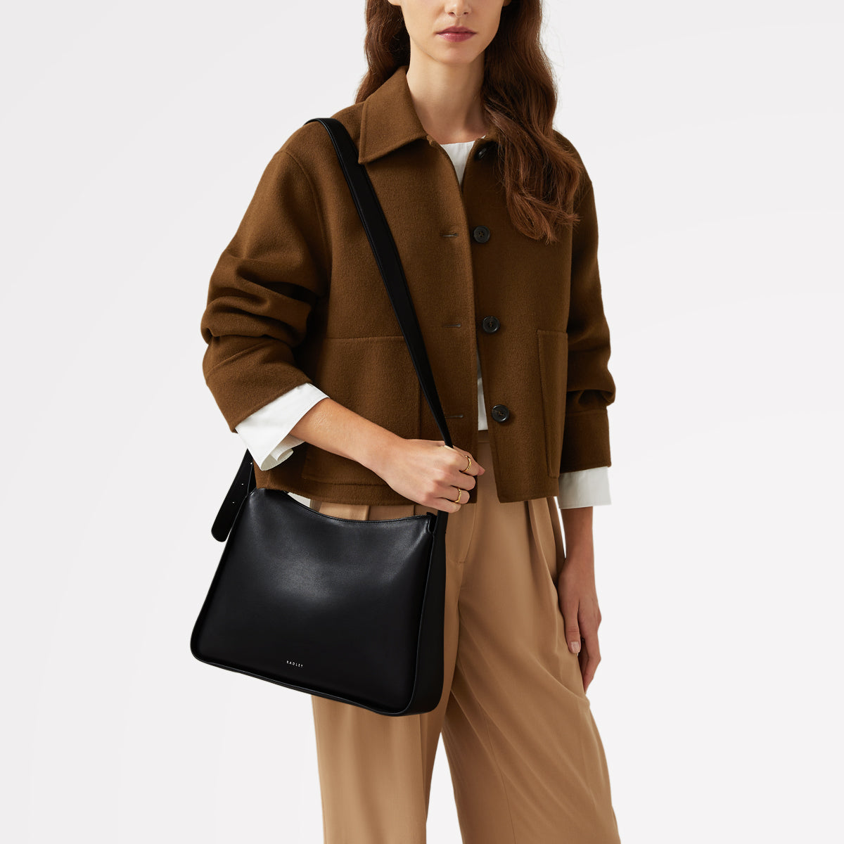 LUDLOW カチューシャ「BLACK」 Women's Zip-Top Crossbody Black | Westwell Collection SS25