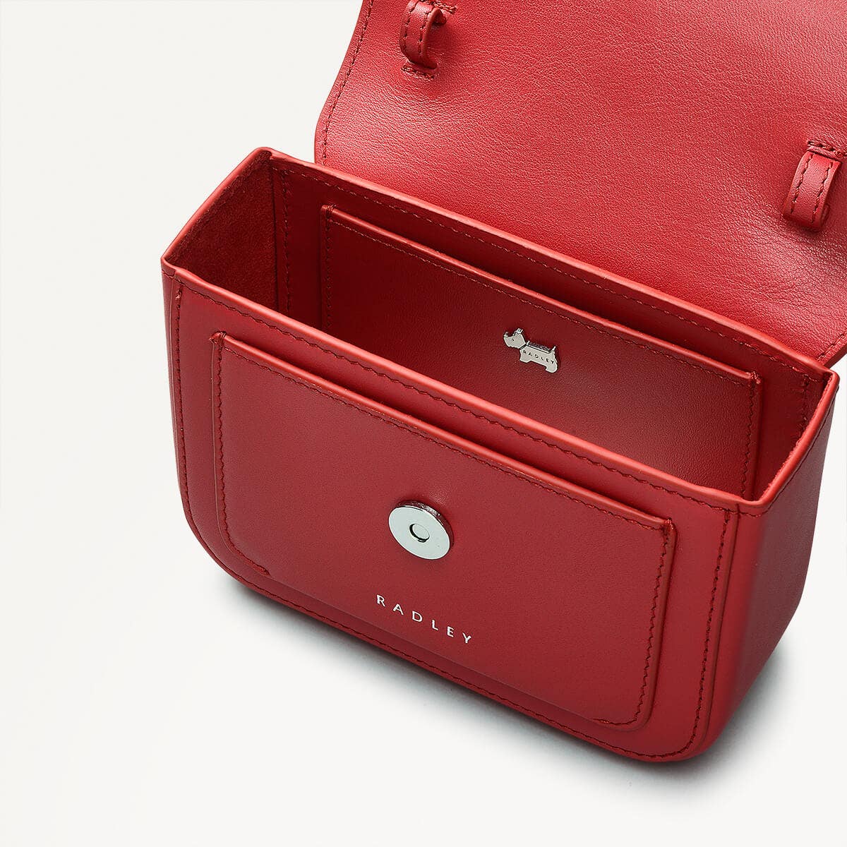 Crimson Mini Red Leather Crossbody Bag | Lunar New Year SS25 | Radley