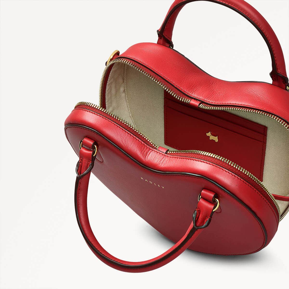 Small Crimson Red Leather Crossbody Bag | Valentine's SS25 | Radley