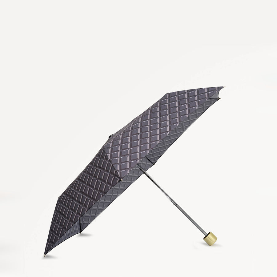 Radley Geo Fabric Responsible Umbrella in Charcoal - 110324
