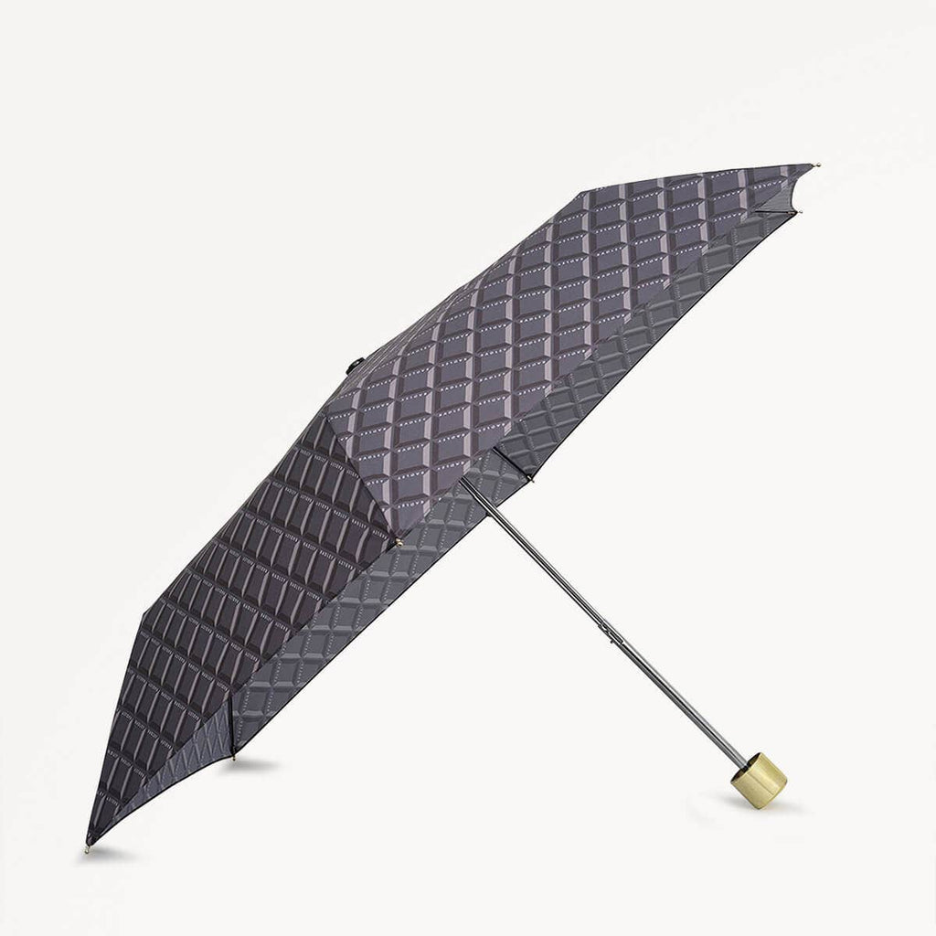 Radley Geo Fabric Responsible Umbrella in Charcoal - 110324