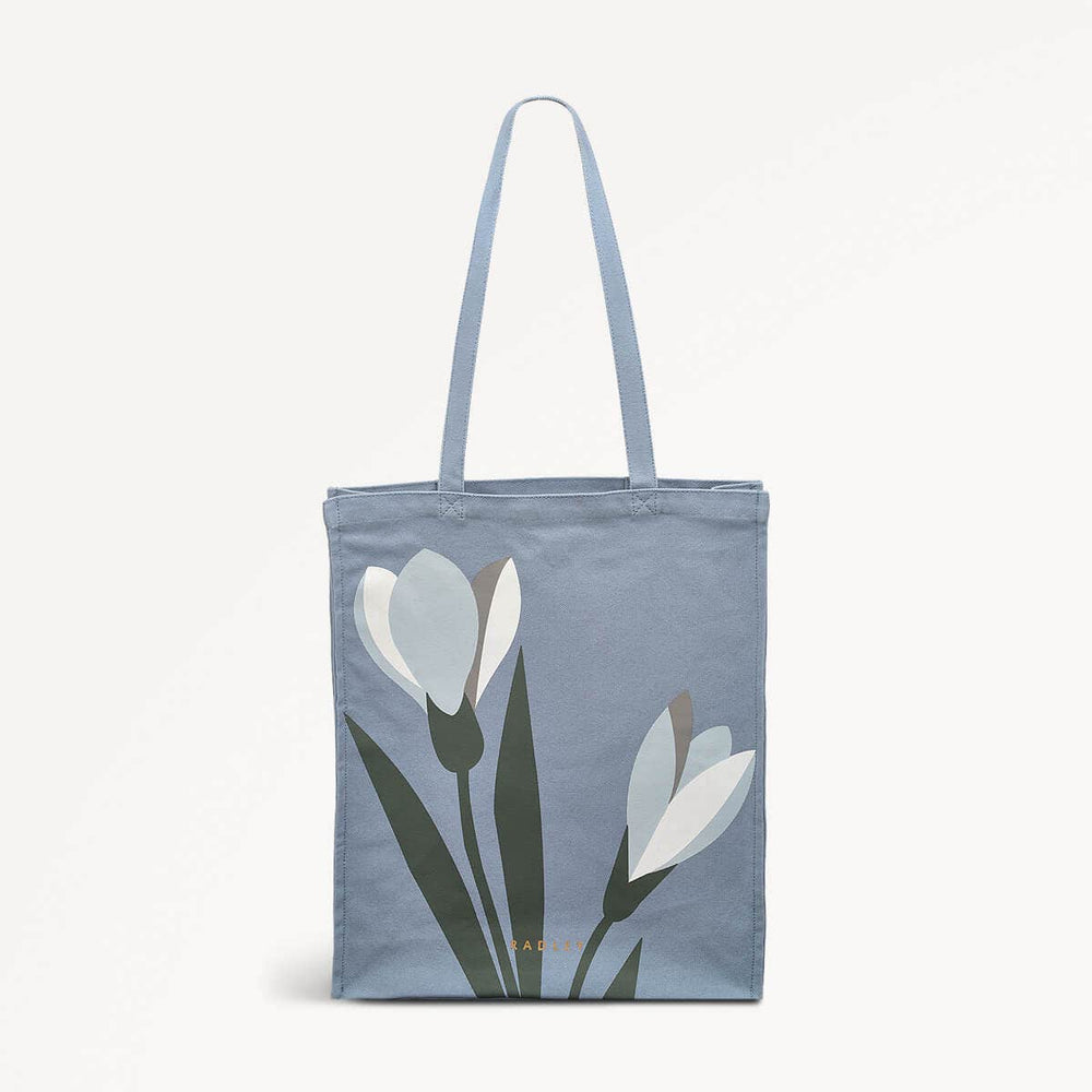 Snow Drop Fabric Open Top Tote - RCD105100