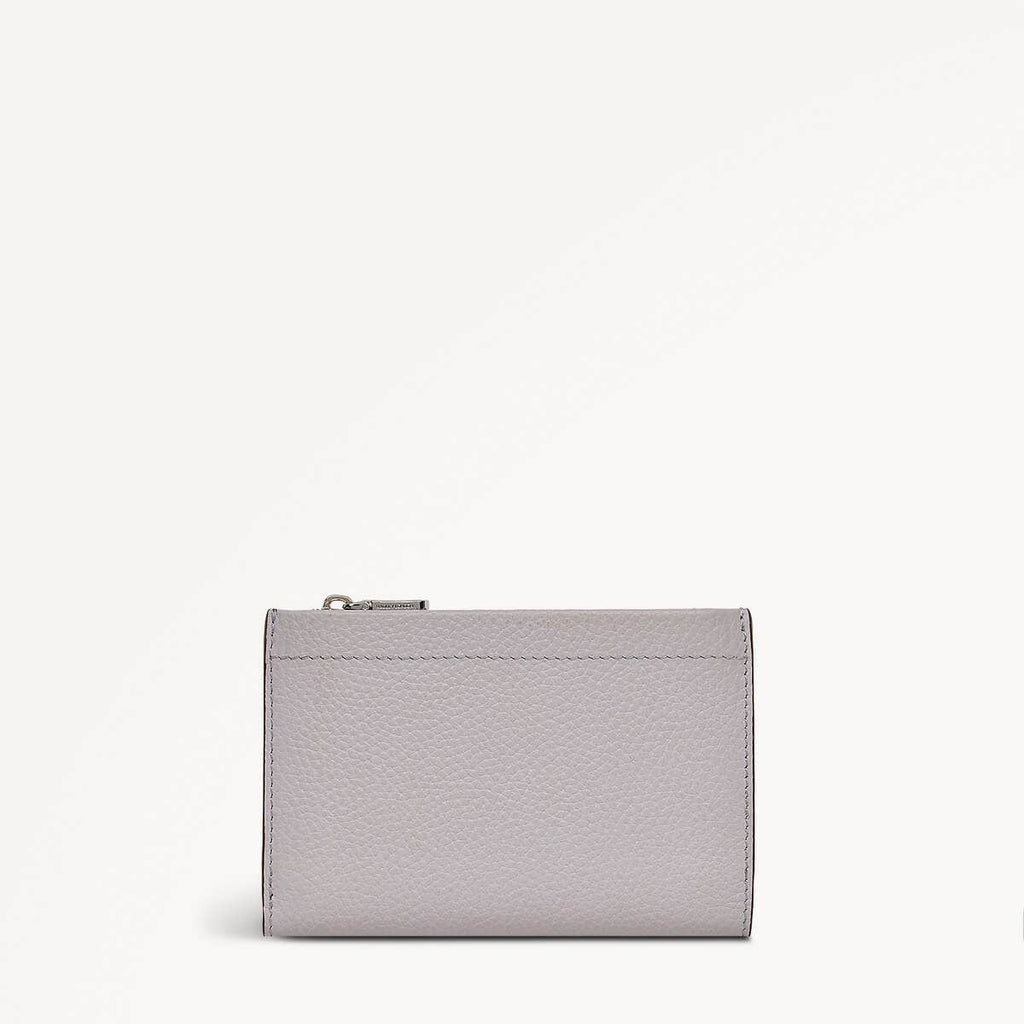 Sunny Dene Leather Medium Bifold Wallet in Thistle - 110346