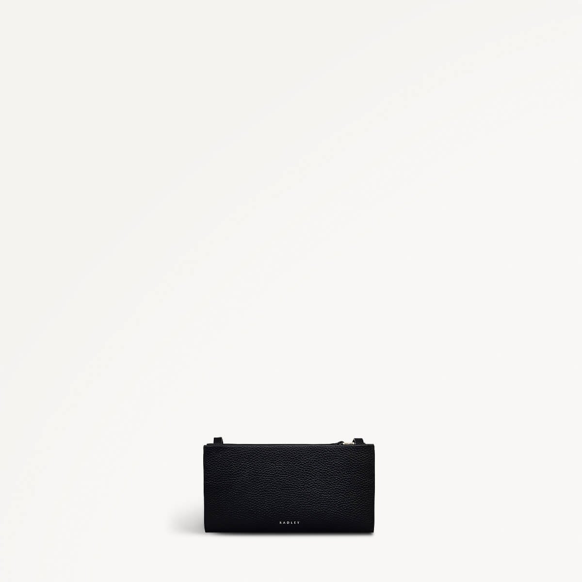 Sunny Dene Leather Large Phone Crossbody in Black - 110351