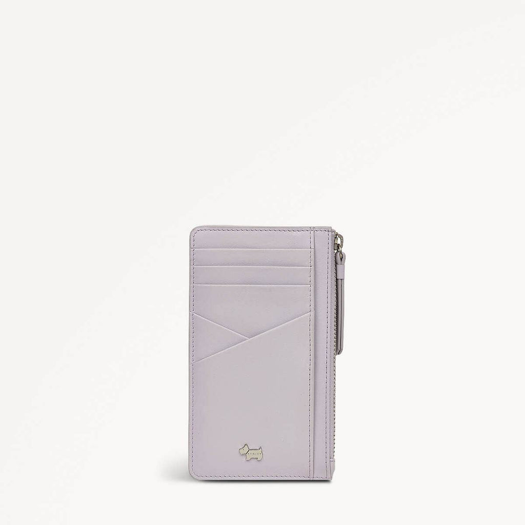 Drapers Road Leather Medium Ziptop Coin Purse in Thistle - 110354