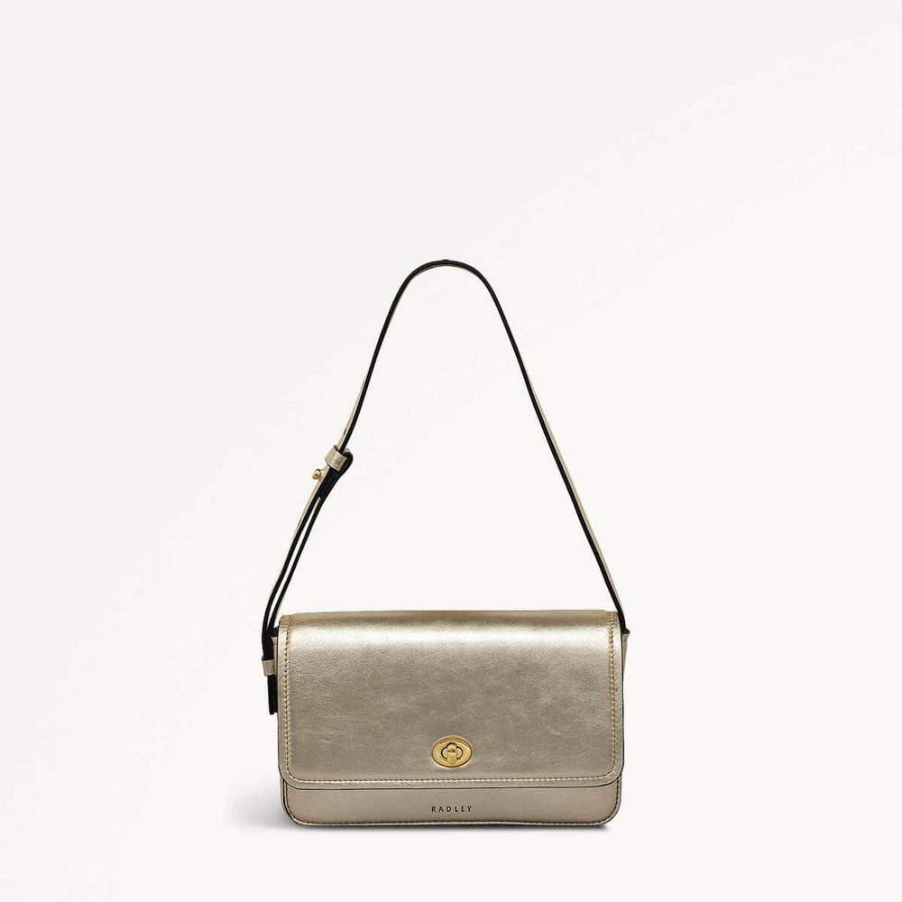 Magpie Lane Metallic Small Flapover Shoulder Bag - OHD11901