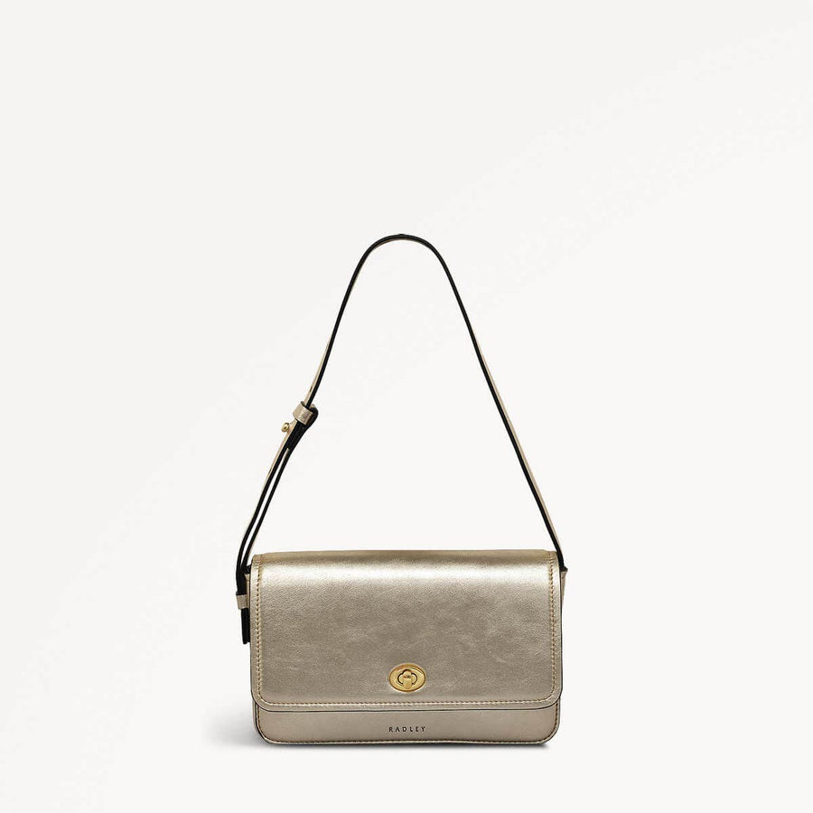 Magpie Lane Metallic Small Flapover Shoulder Bag - OHD11901