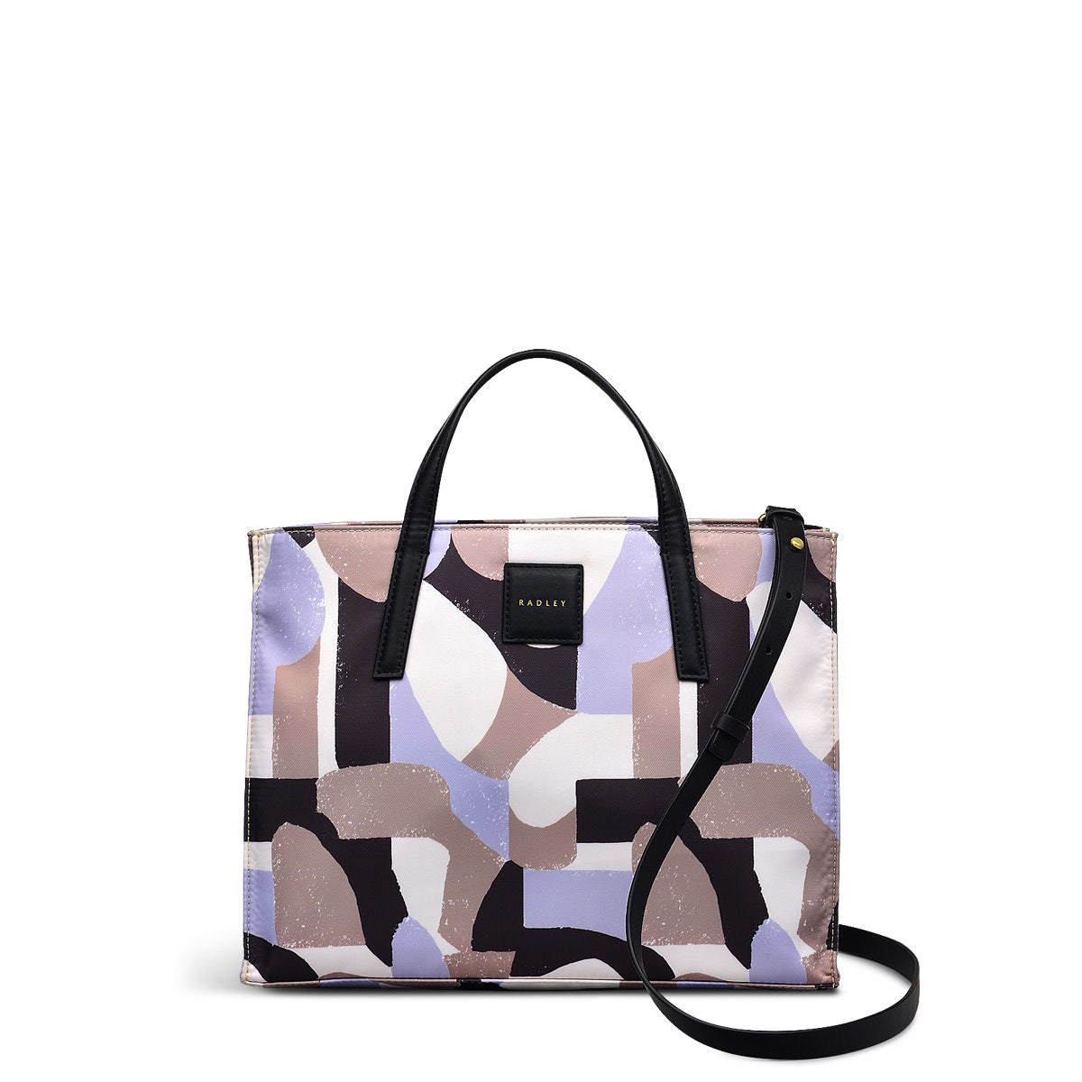 Argyll Street Fabric Medium Open Top Satchel Bag Thistle