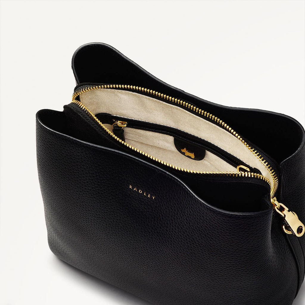 Dukes Place Medium Compartment Crossbody Bag in Black - 110418