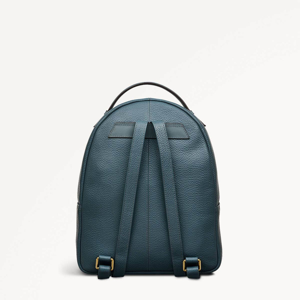Dallington Leather Medium Zip Around Backpack in Uniform - 110463