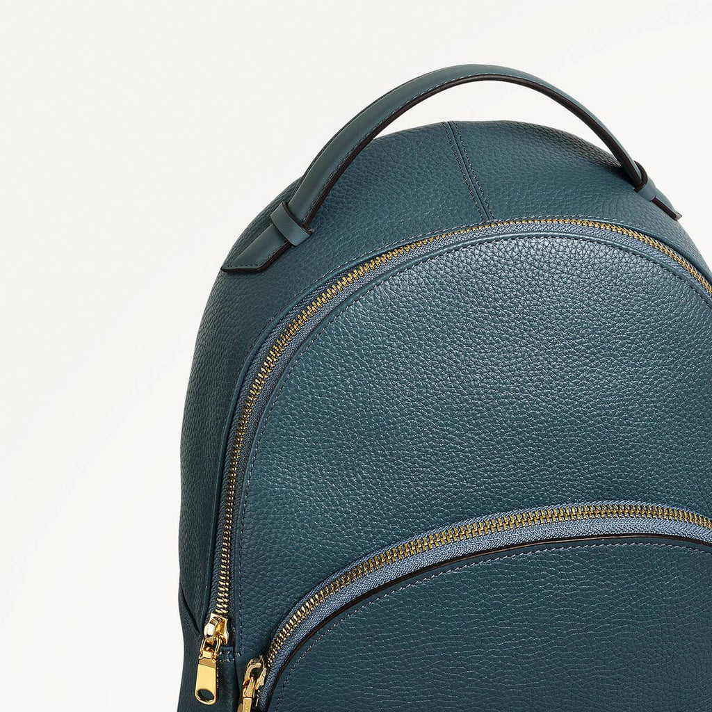 Dallington Leather Medium Zip Around Backpack in Uniform - 110463