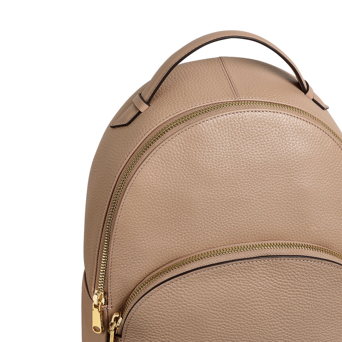 Dallington Leather Medium Zip Around Backpack in Silt - 110464