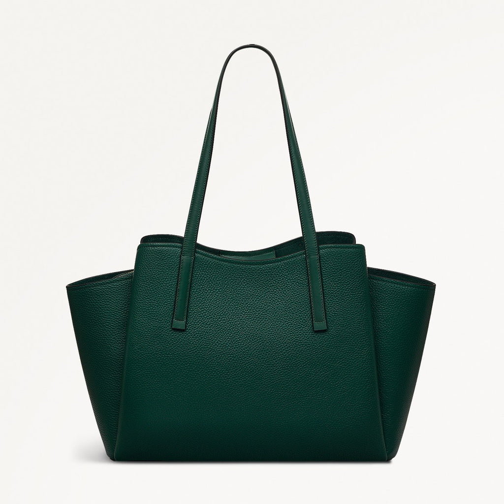 Blake Gardens Leather Large Ziptop Tote Bag in Wellington - 110524
