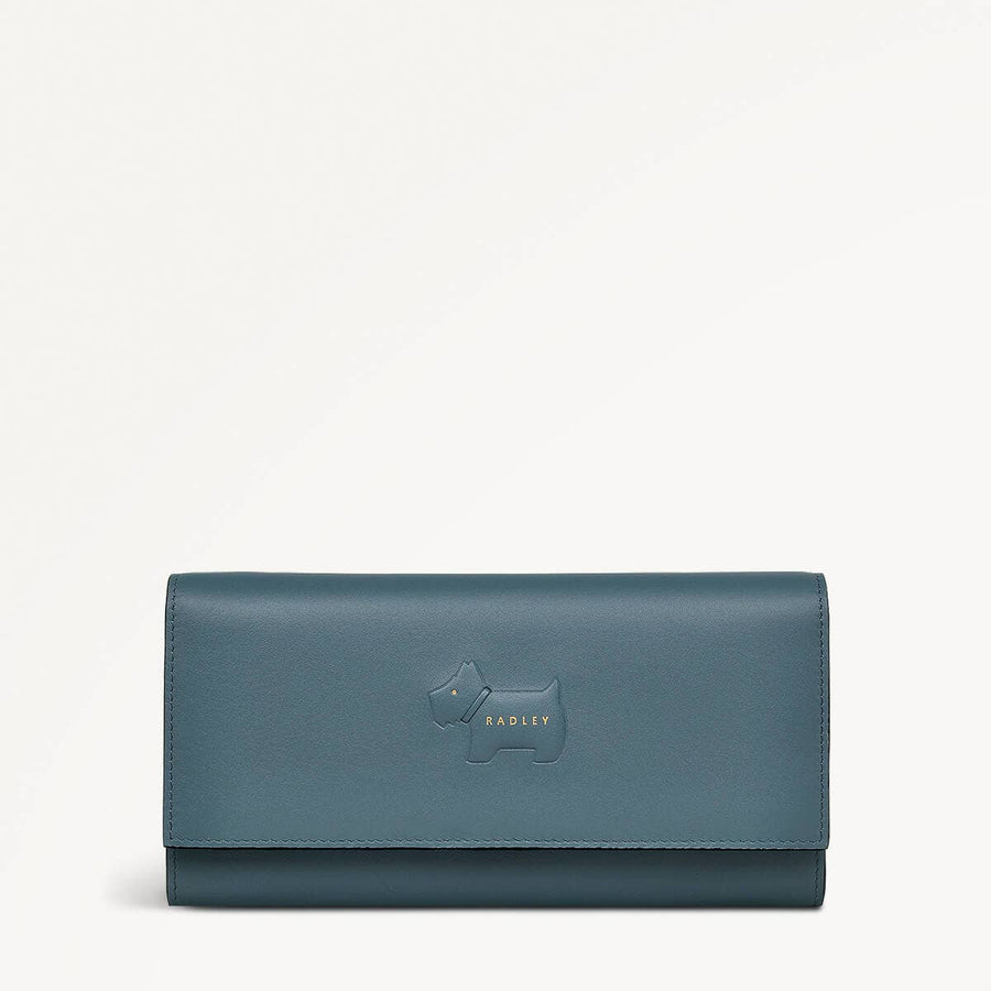 Puffy Radley - Protect Leather Large Flapover Wallet in Uniform - 110540